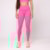 Legging Alvorada Rosa com Detalhe Contrastante
