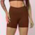 Short Ondas Texturizado Cacau